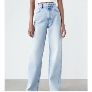 Zara Wide Leg Jean, NWT, 26=size 4